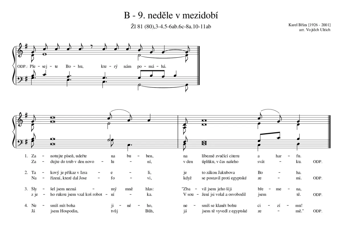 B - 9. neděle v mezidobí - Page 1