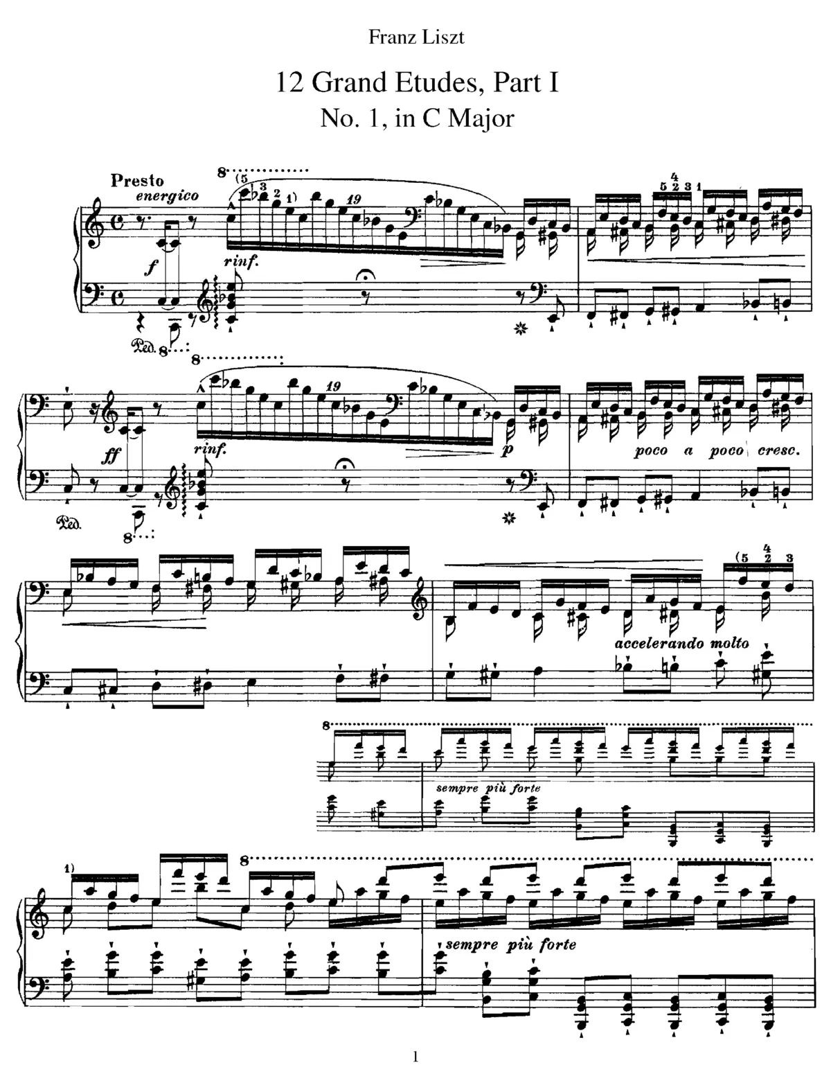 Grandes Etudes - Page 1