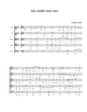 Ahi crudel stato mio