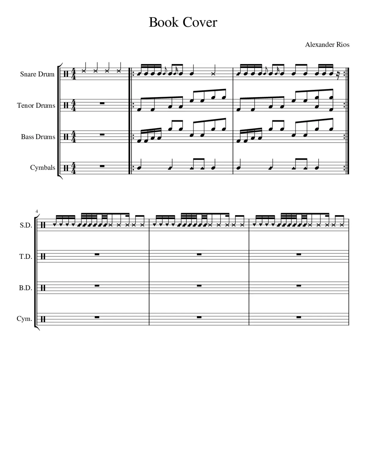 Book Cover - Page 1