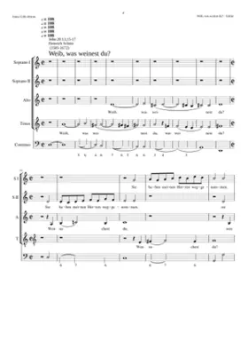 Weib was weinest du? SWV 443