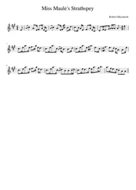 Miss Maule's Strathspey