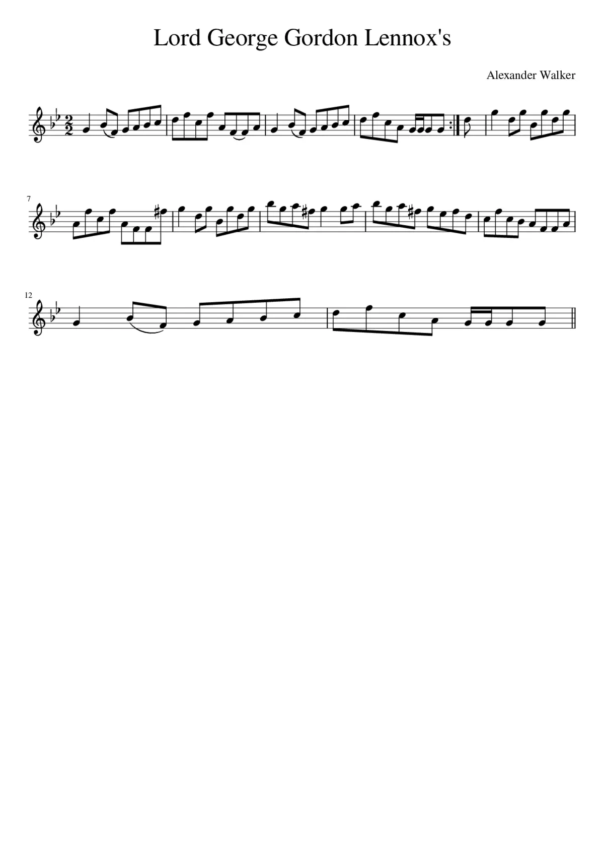 Lord George Gordon Lennox's - Page 1