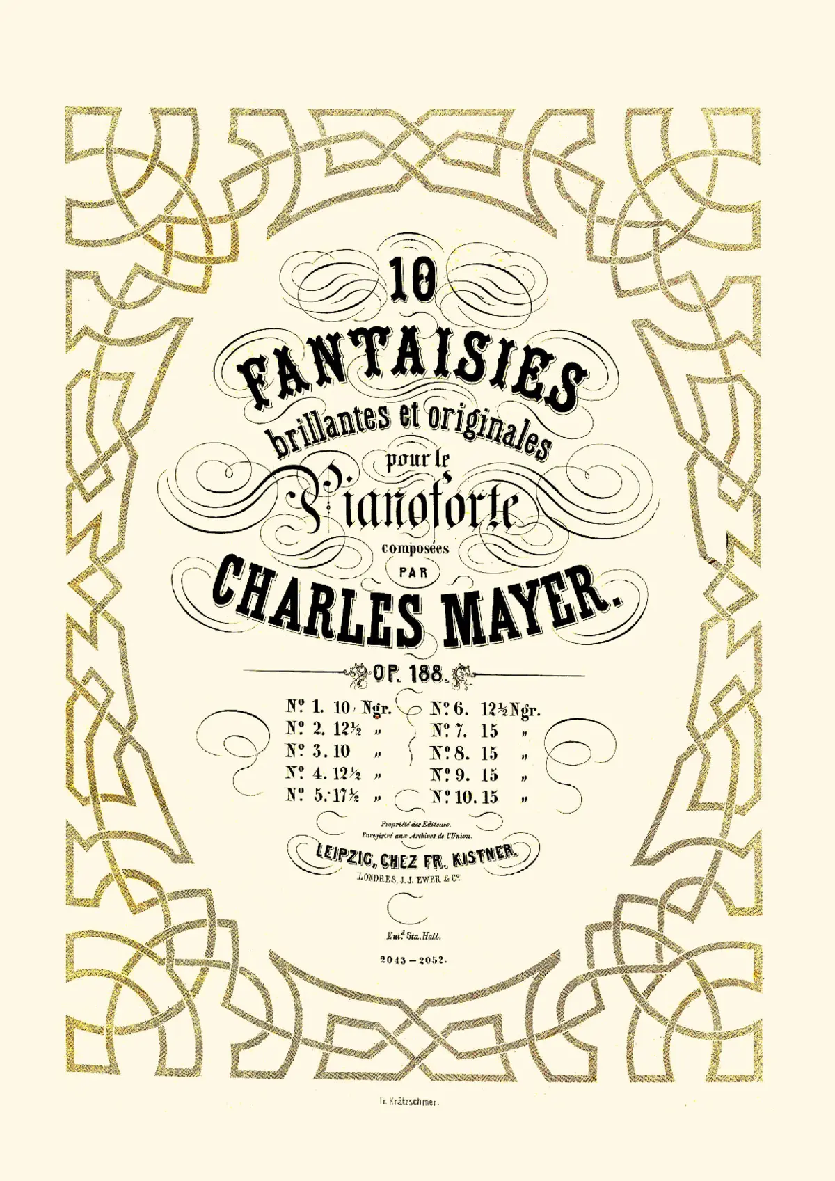 10 Fantaisies brillantes et originales - Page 1