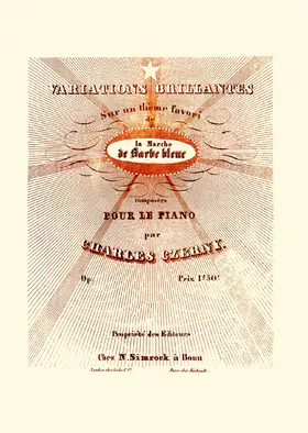 Variations brillantes sur un thème favori de la marche de 'Barbe-bleue'