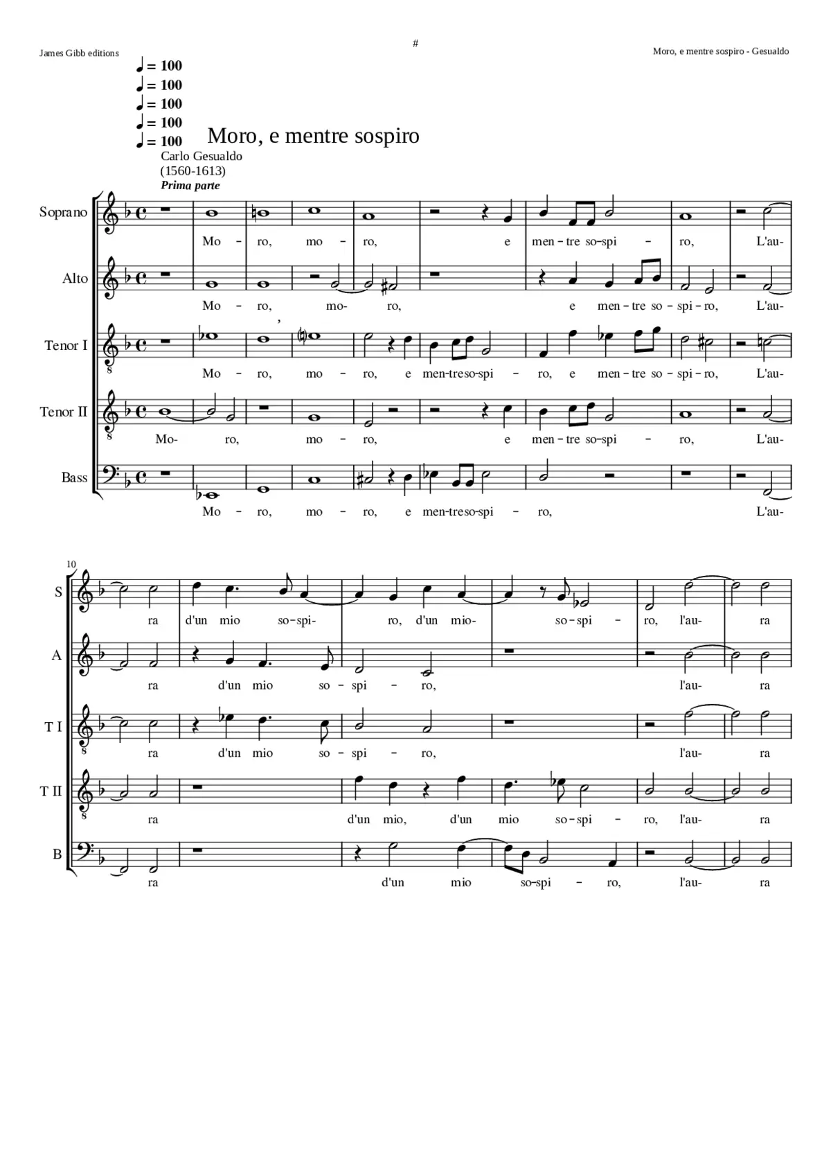 Moro e mentre sospiro - Page 1