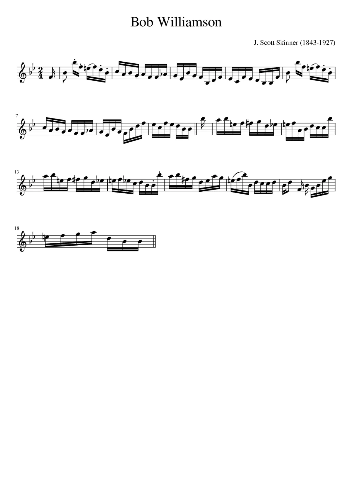 Bob Williamson - Page 1