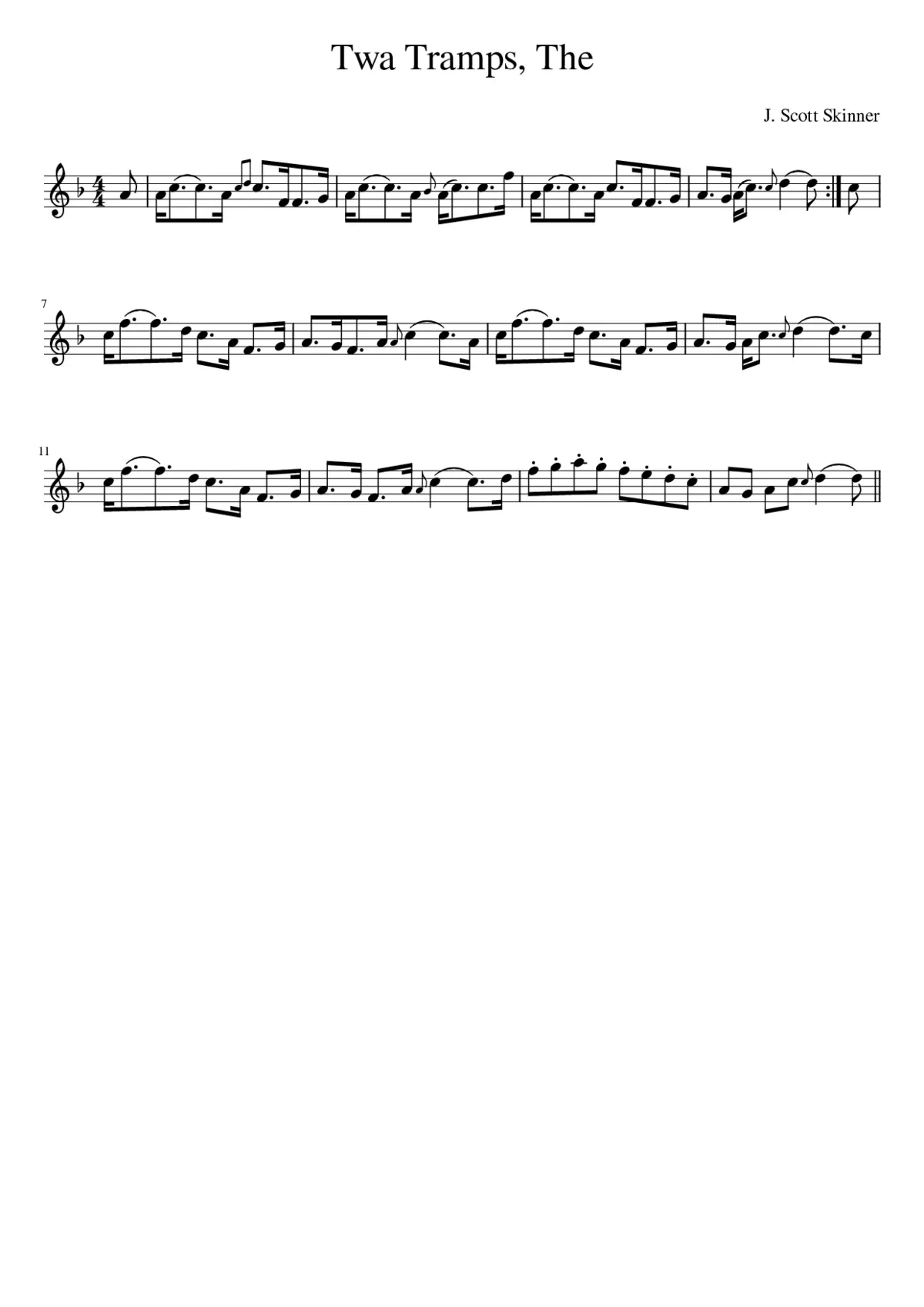 The Twa Tramps - Page 1