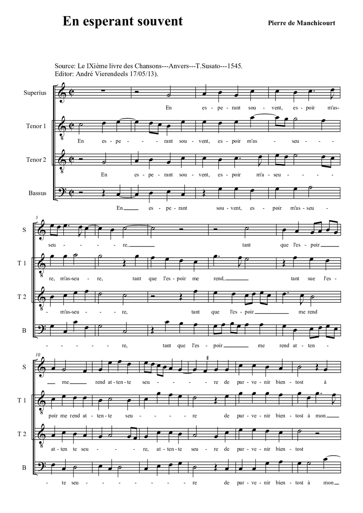 En esperant souvent - Page 1
