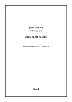 Quis dabit oculis? (Lament for Anna)