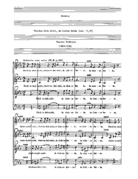 Fürchte dich nicht, du kleine Herde