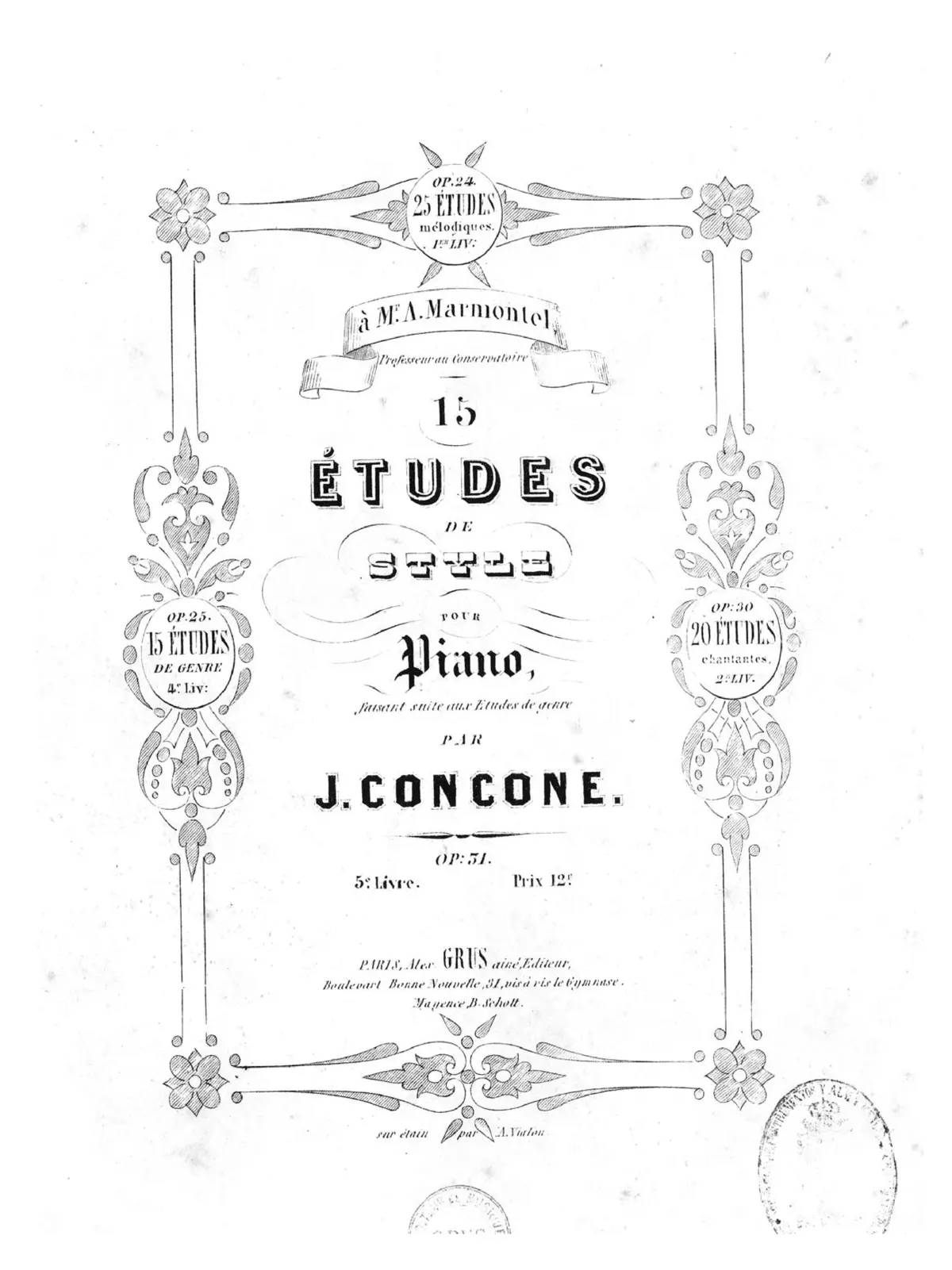 15 Études de style - Page 1