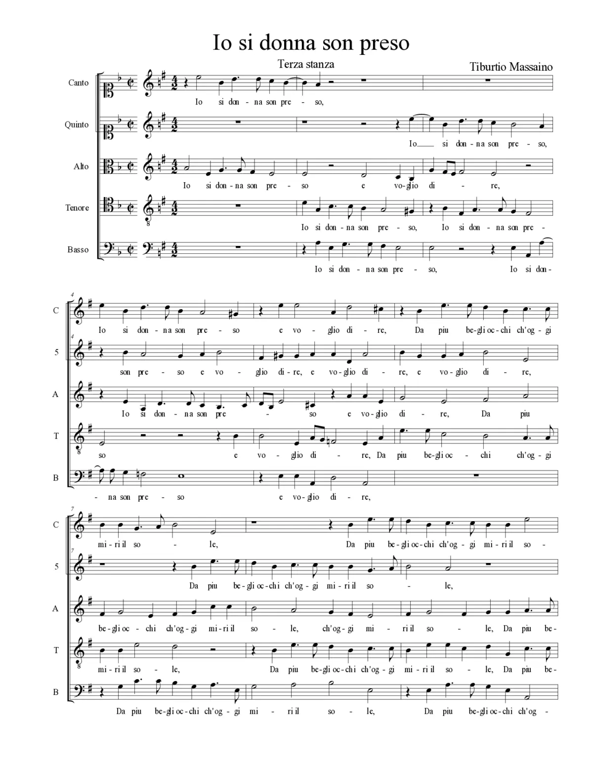 Io si donna son preso - Page 1