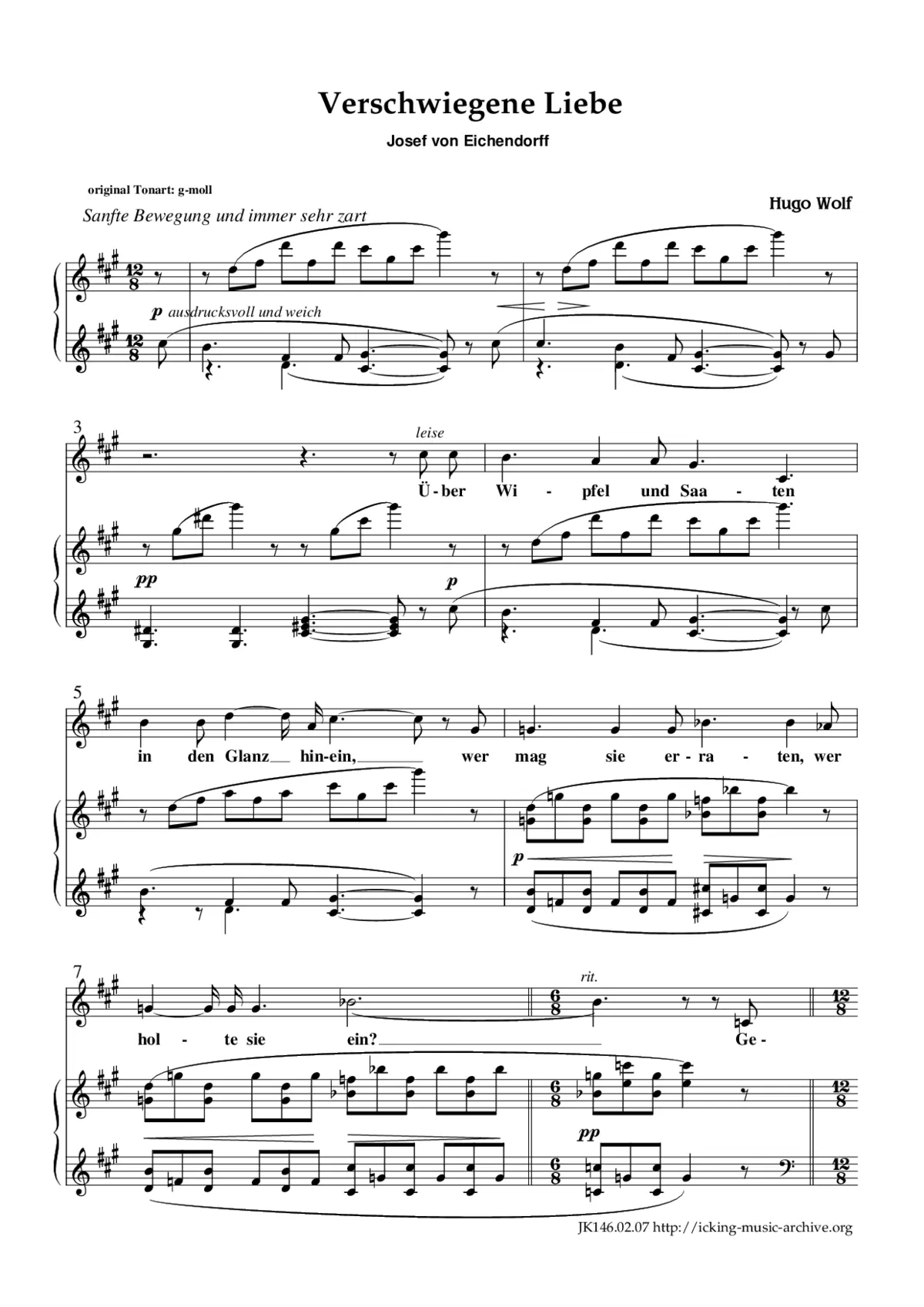 Verschwiegene Liebe - Page 1