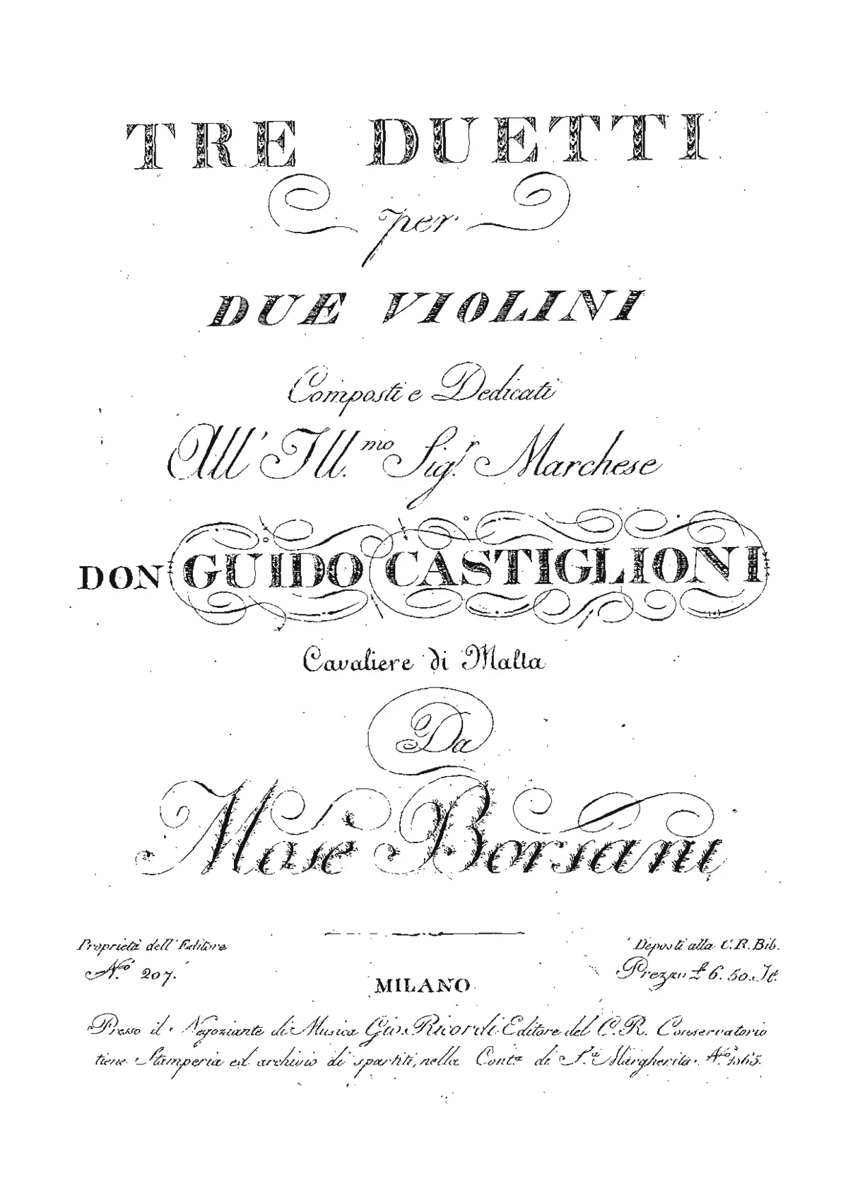 3 Duos for 2 Violins - Page 1