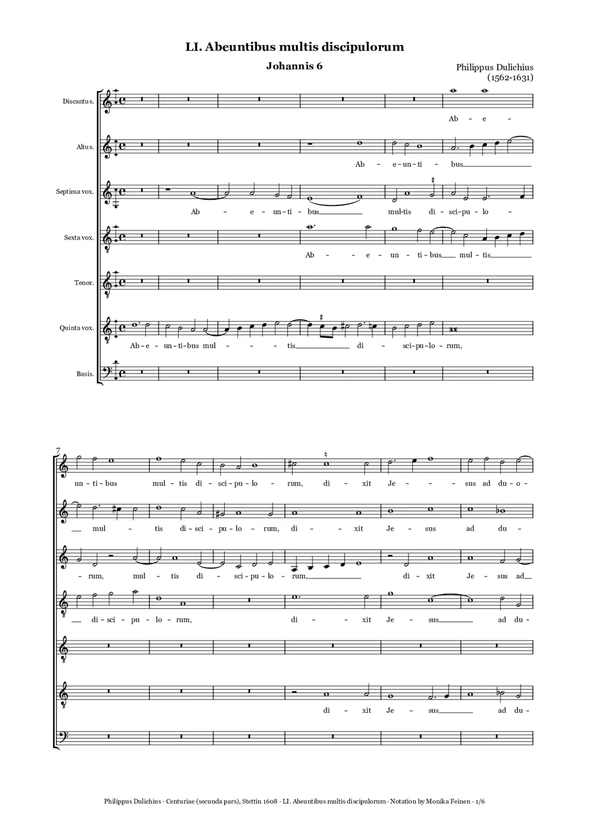 Abeuntibus multis discipulorum - Page 1