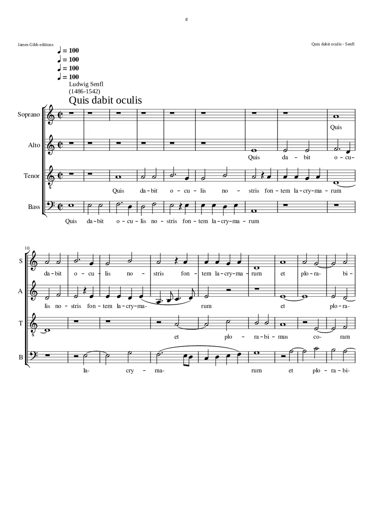 Quis dabit oculis - Page 1