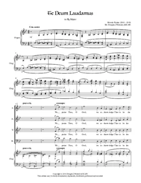 Te Deum Laudamus (in B Flat)