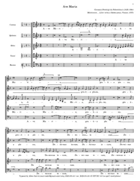 Ave Maria (a 5, 1575)