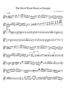 the devil went down to georgia