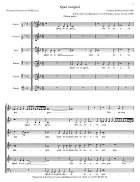 Quel rosignuol, che sì soave piagne