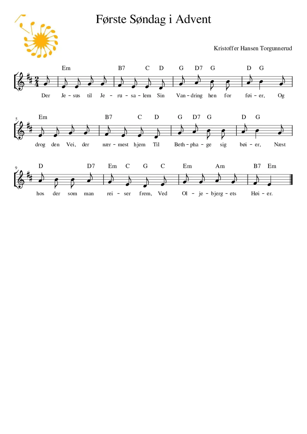 Første Søndag i Advent - Page 1