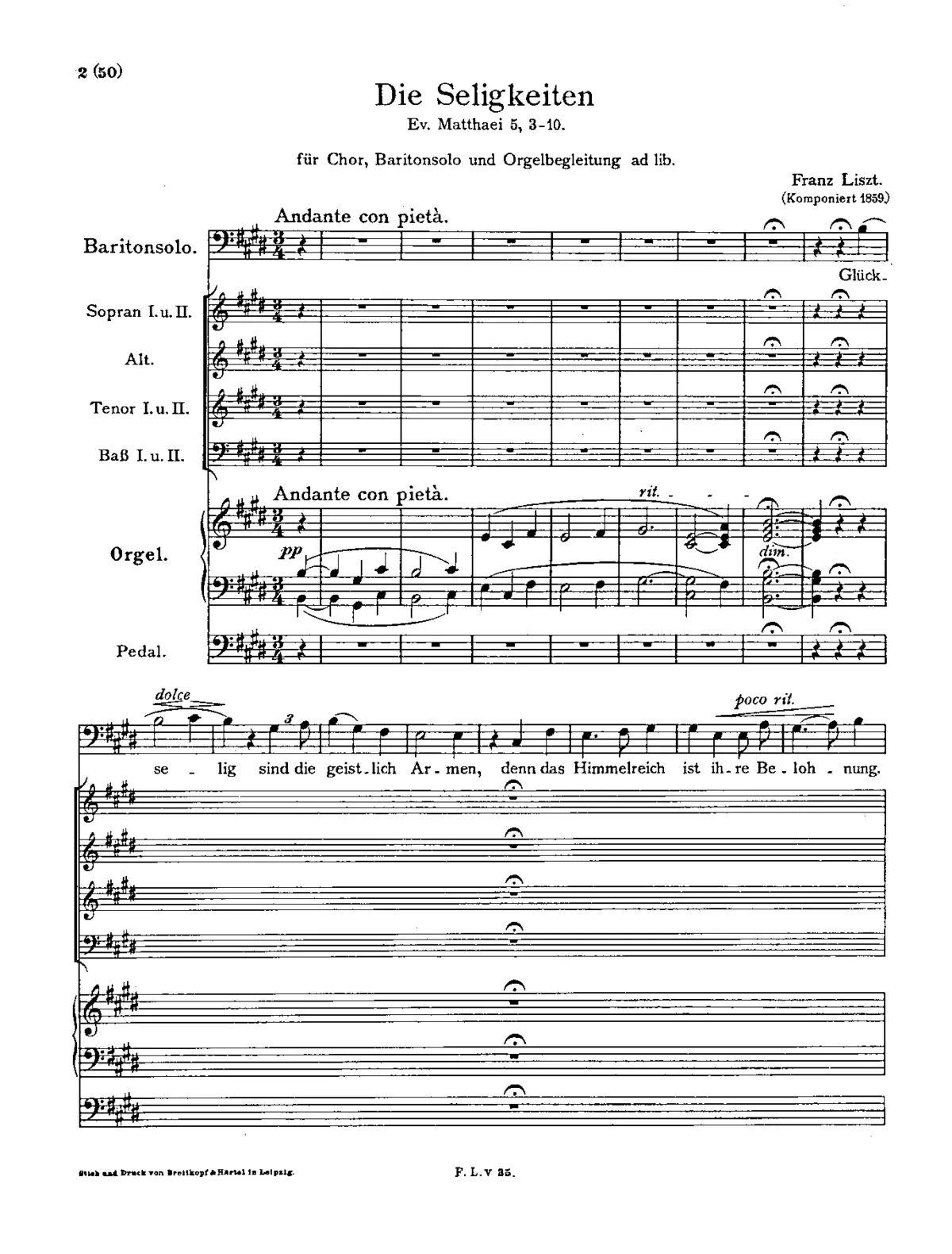 Die Seligkeiten - Page 1