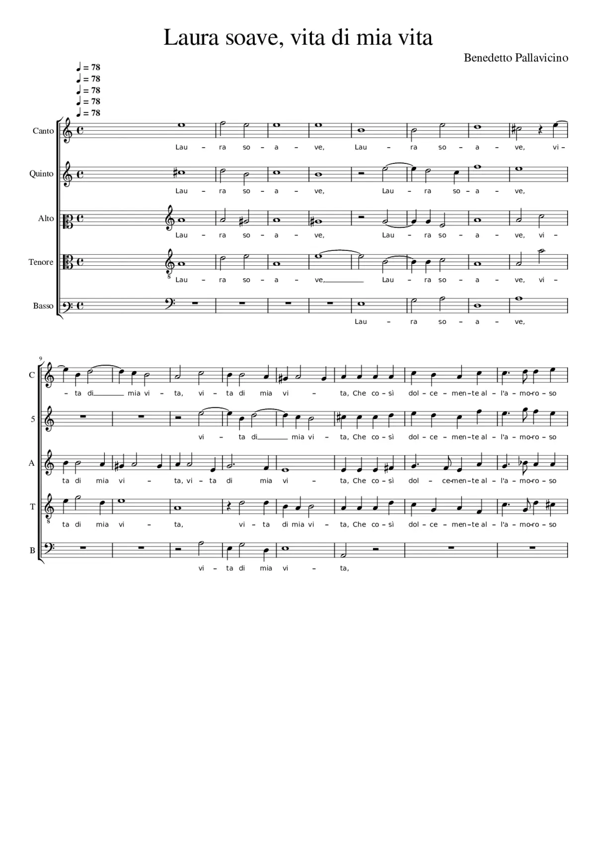 Laura soave vita di mia vita - Page 1