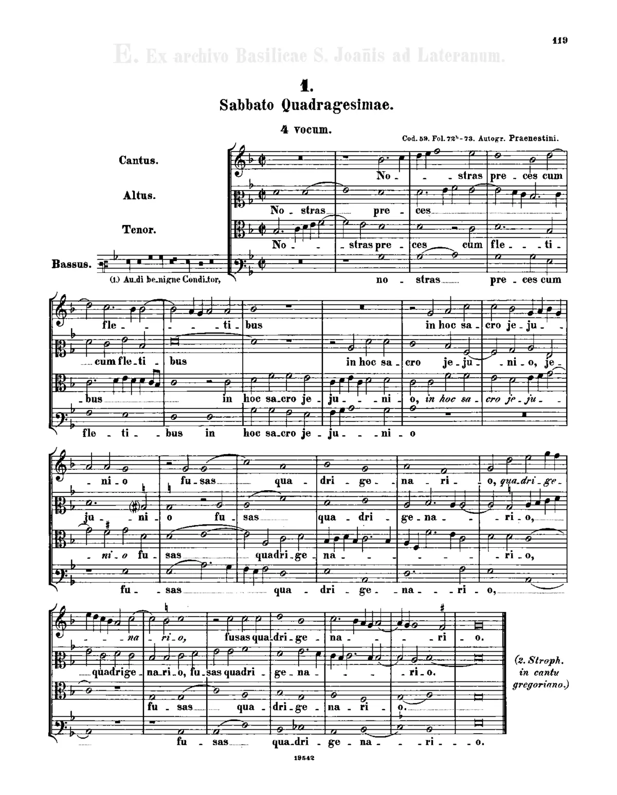Audi benigne Conditor - Page 1