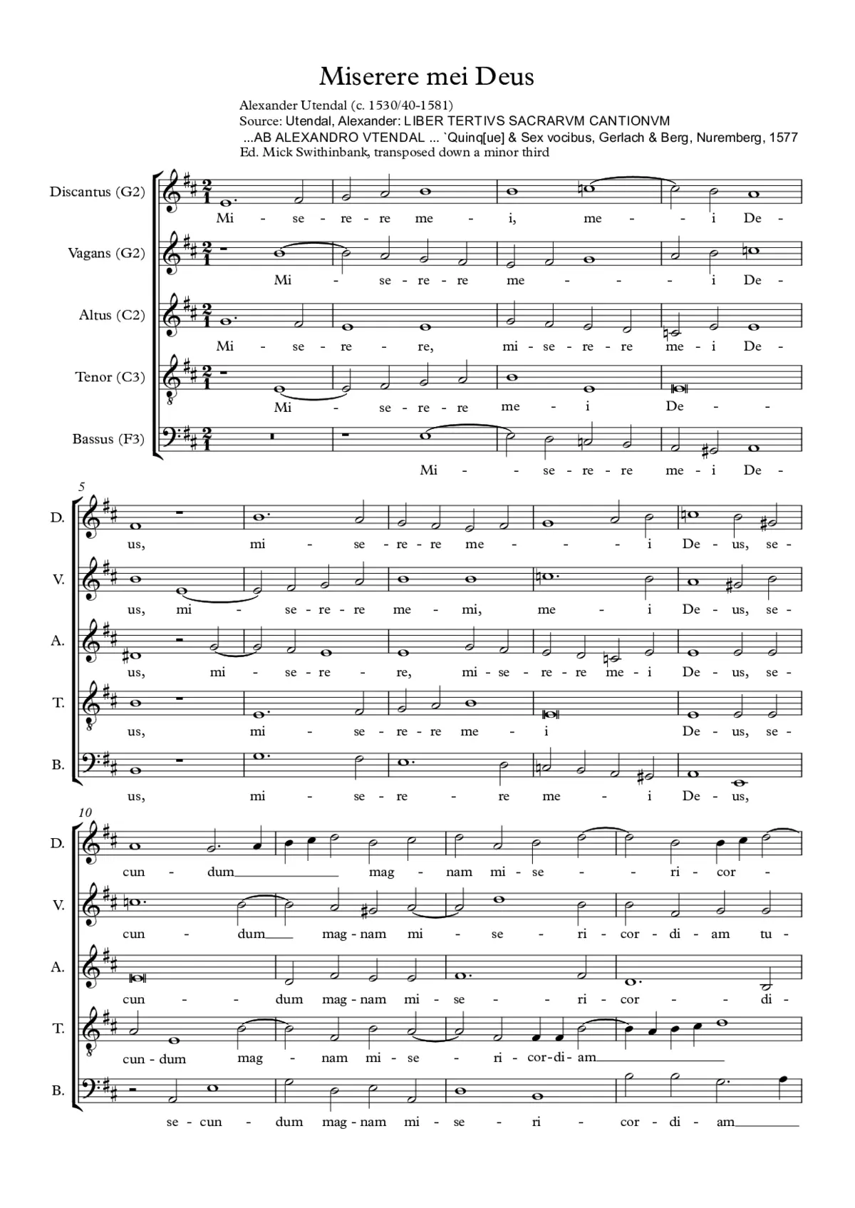 Miserere mei Deus - Page 1
