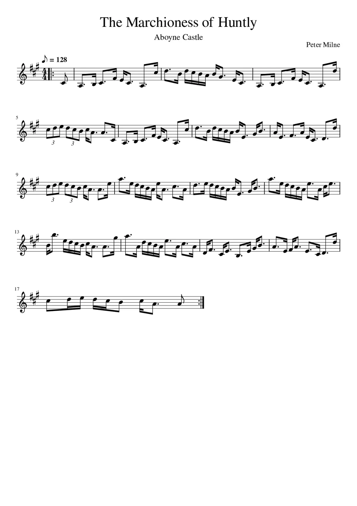 the Marchioness of Huntly - Page 1