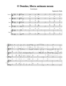 O Domine libera animam meam (secunda pars)