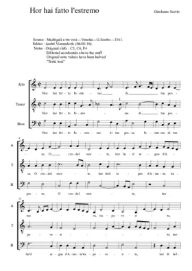 Hor hai fatto l'estremo