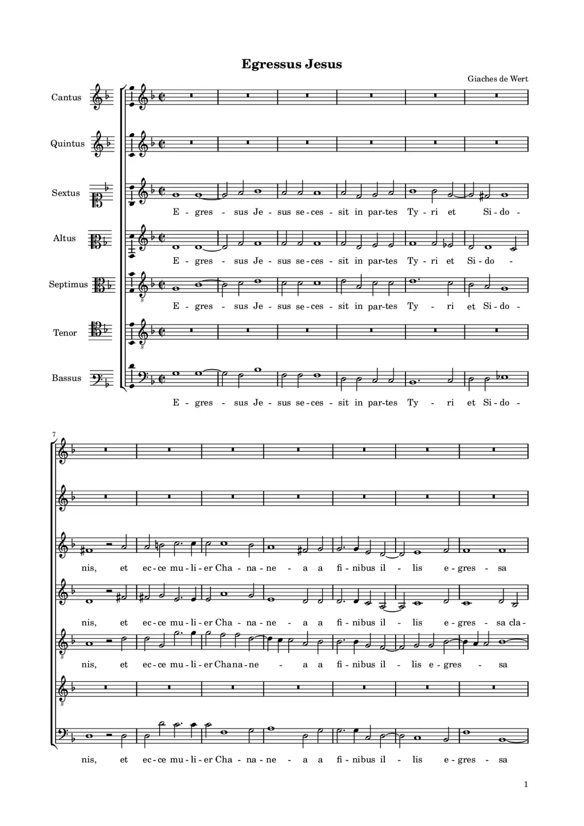 Egressus Jesus - Page 1