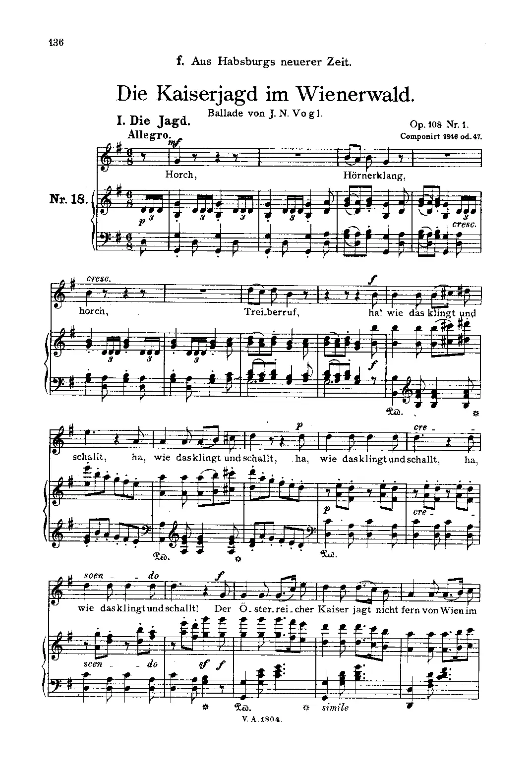2 Balladen, Op.108 - Page 1