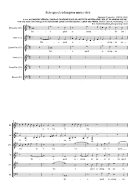 Scio quod redemptor meus vivit