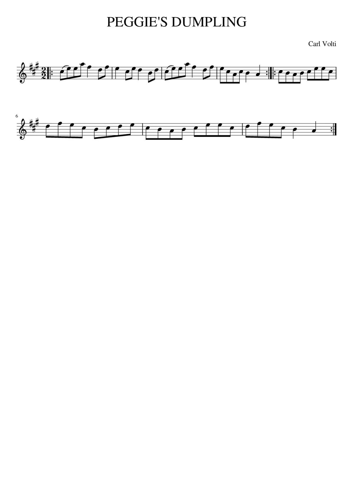 PEGGIE'S DUMPLING - Page 1