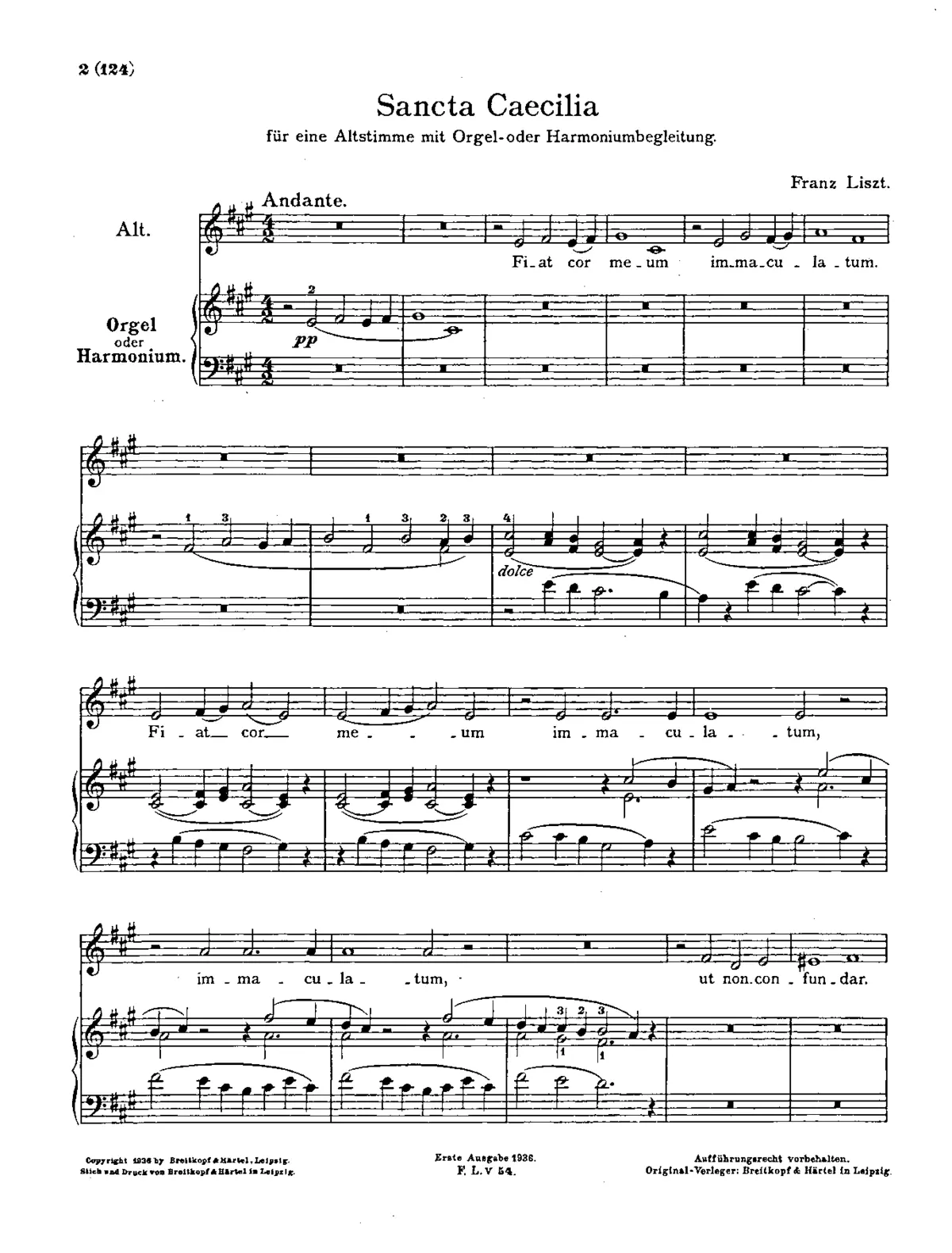 Sancta Caecilia - Page 1