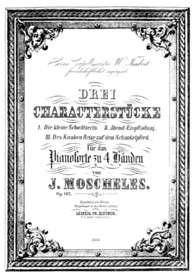 3 Charakterstücke for Piano Duet