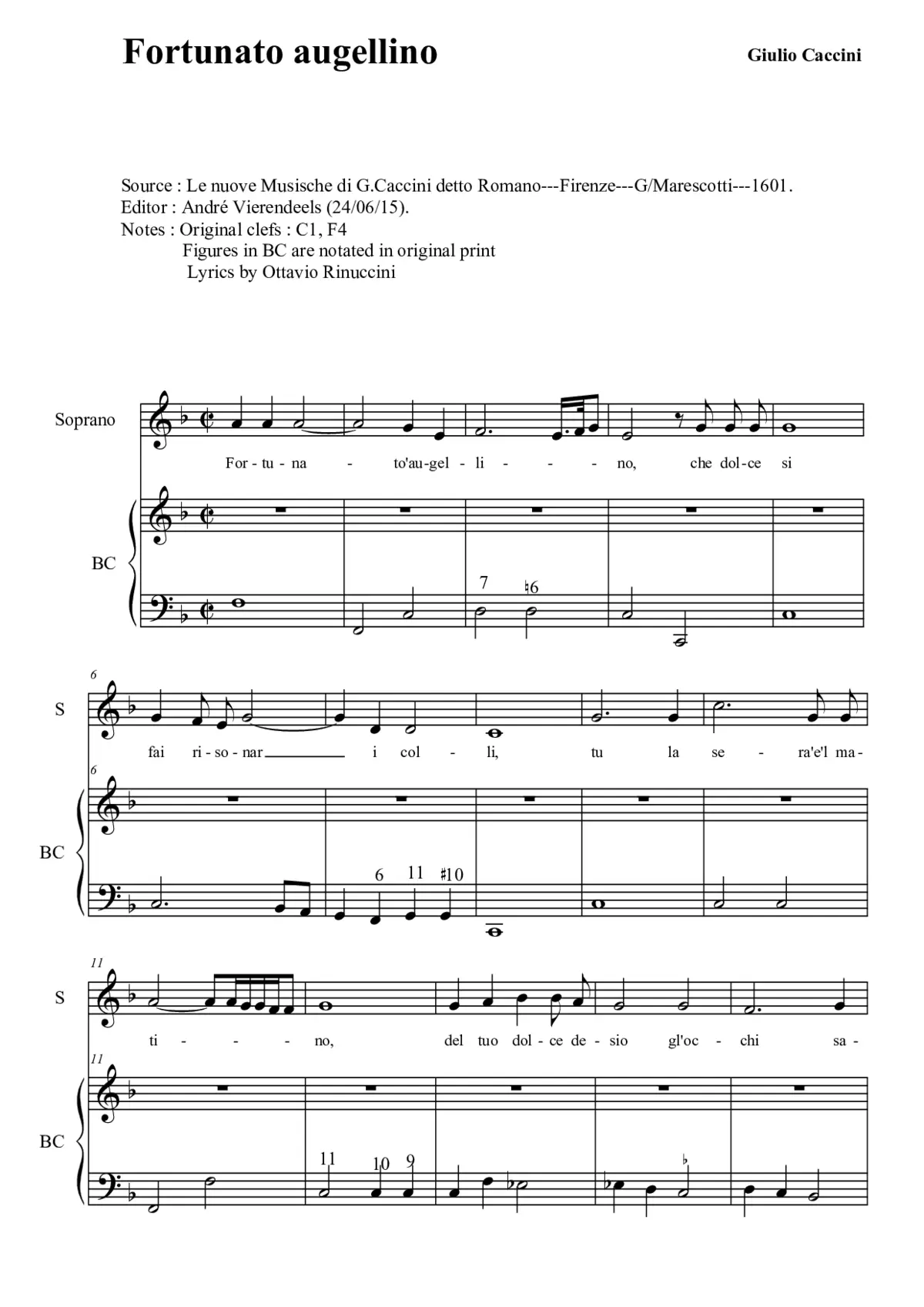 Fortunato augellino - Page 1