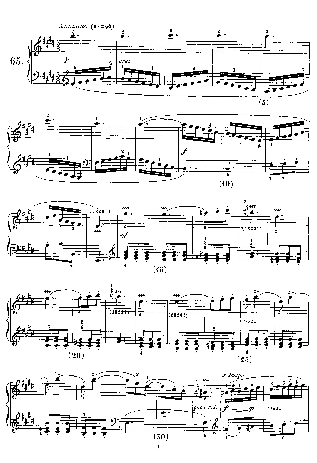 Keyboard Sonata in E major - Page 1