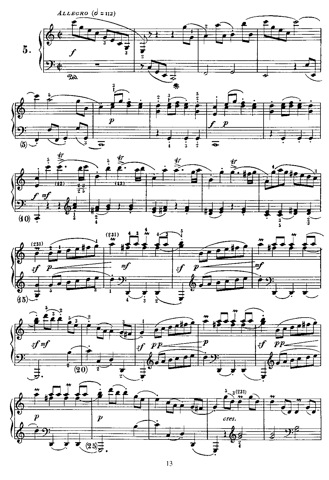 Keyboard Sonata in C major - Page 1