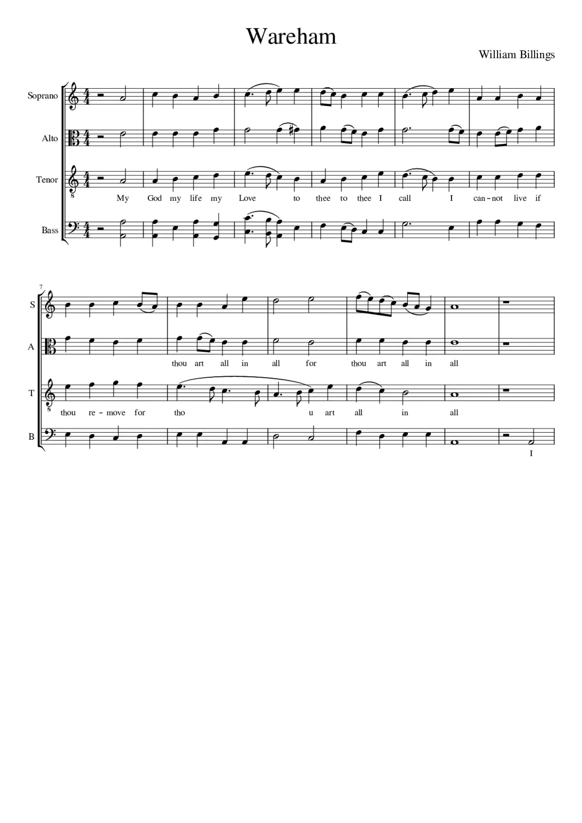 WAREHAM (Billings) - Page 1