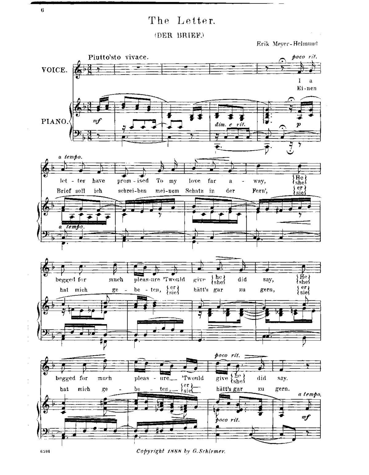 Drei Lieder - Page 1