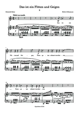 Das ist ein Flöten und Geigen