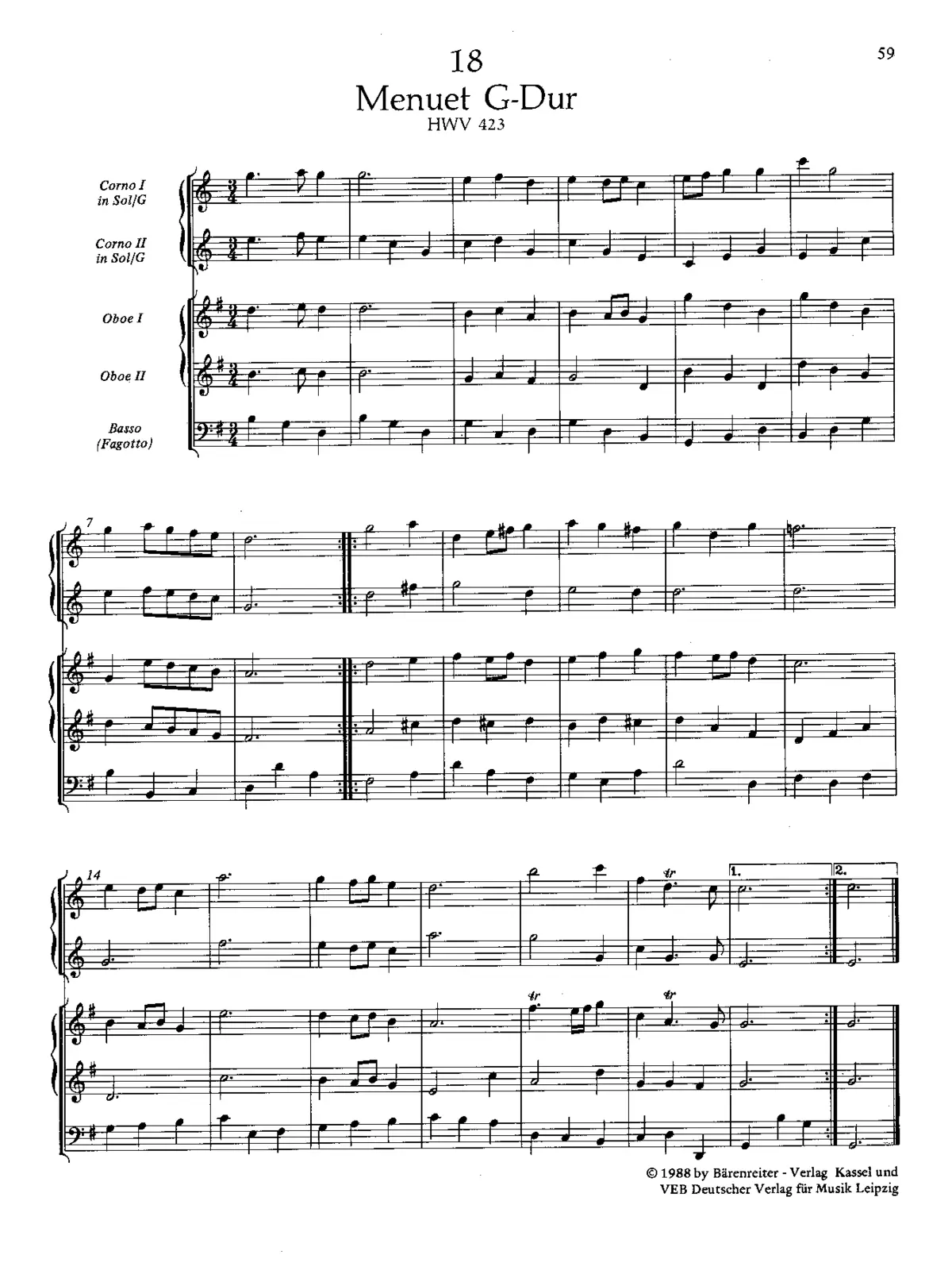Minuet in G major - Page 1