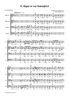 Ó, fögur er vor fósturjörð