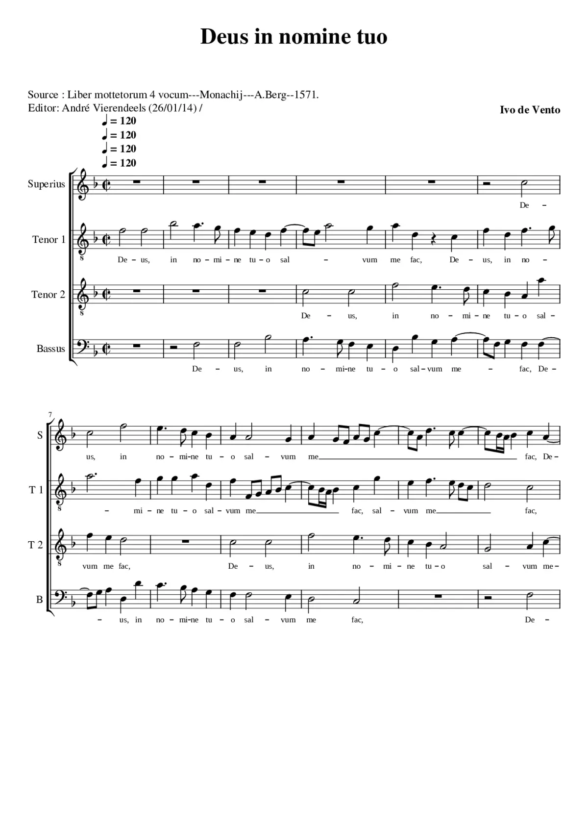 Deus in nomine tuo - Page 1