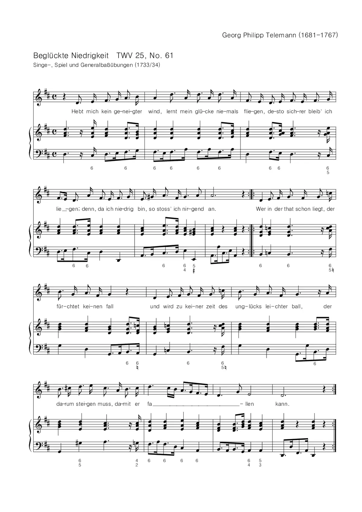 Beglückte Niedrigkeit - Page 1