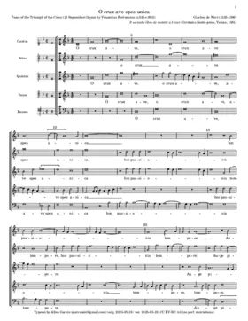 O crux ave, spes unica